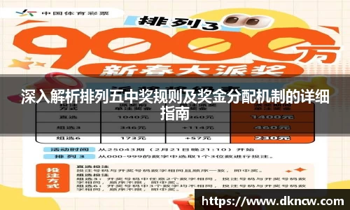 深入解析排列五中奖规则及奖金分配机制的详细指南